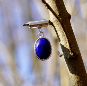 Lapis lazuli naszyjnik- mądrość, tarczyca, prawda