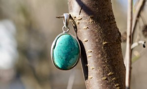 Chryzokola- równowaga emocjonalna, balans, czakra gardła