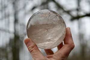 Kryształ Górski Dymny- Najlepszej Jakości Kula do Czytania jaką mam